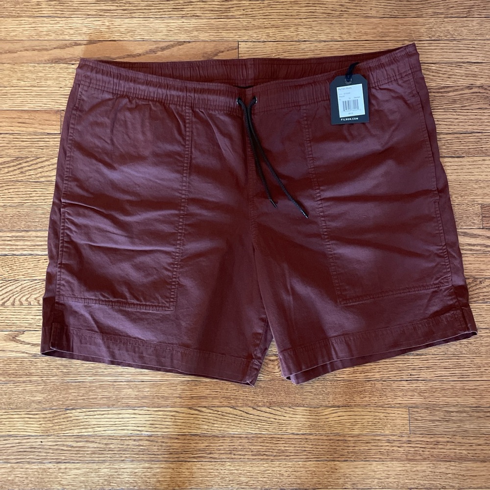 Men's Burgundy Shorts